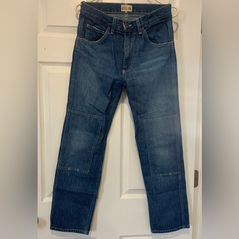 Hey gang double knee jean